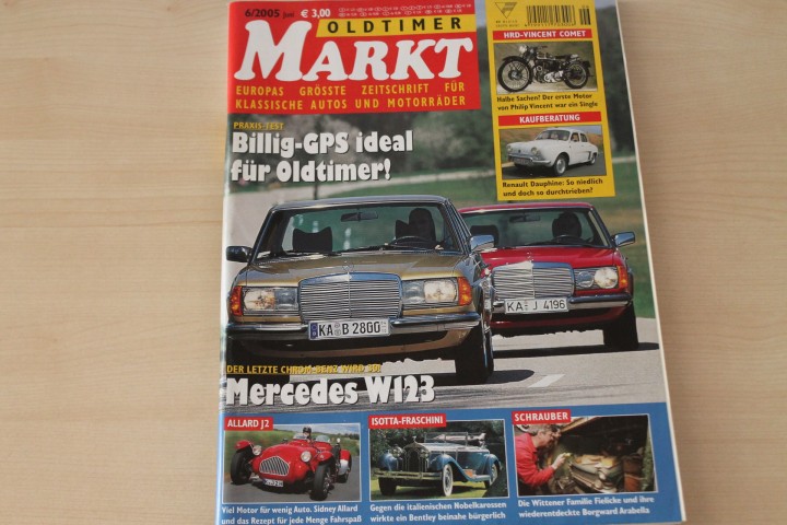 Deckblatt Oldtimer Markt (06/2005)